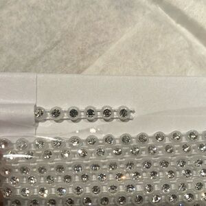 Elegant Silver Rhinestone Trimming 11yds for $40